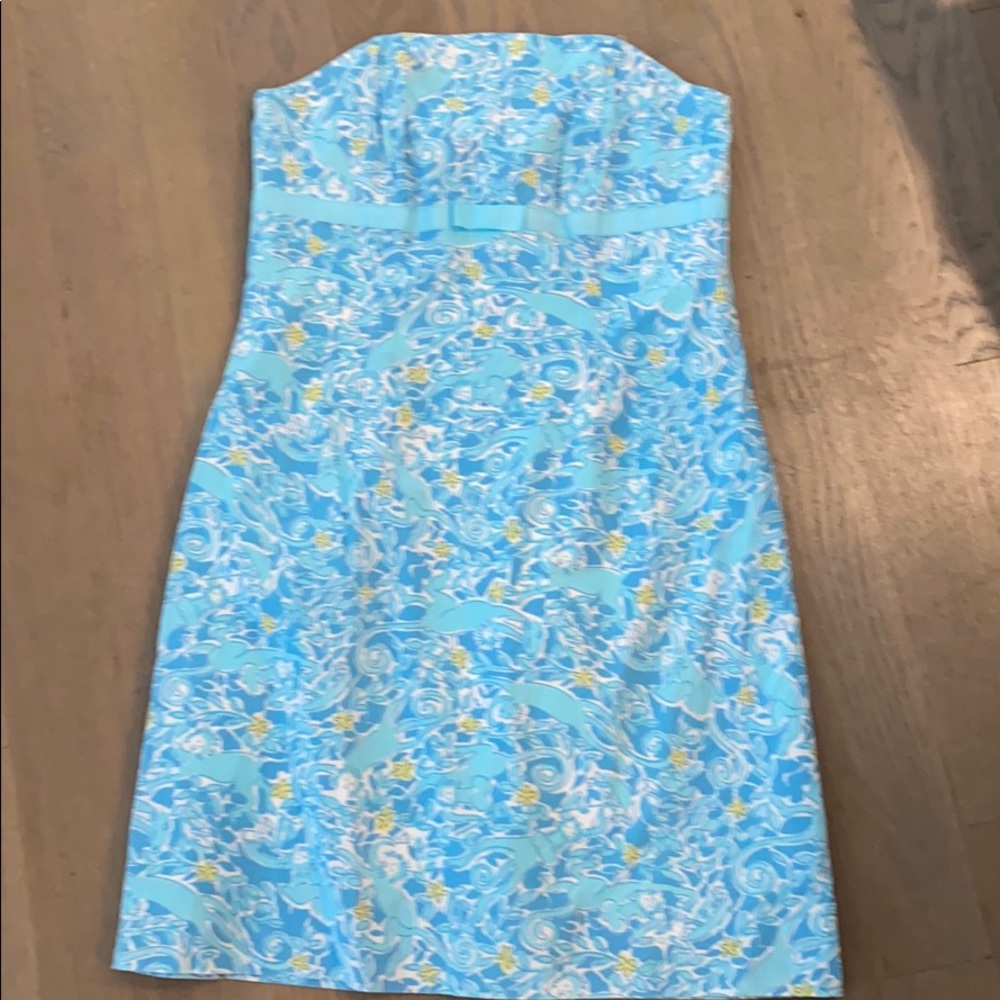 Lilly Pulitzer strapless dress